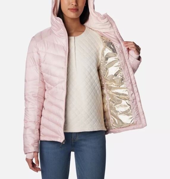 Dámska páperová bunda Columbia Pebble Peak Down Hood Jacket