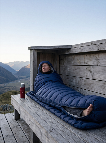 Pri spacákoch Nortera je rozšírený footbox pre prirodzenú polohu chodidiel a väčšie pohodlie