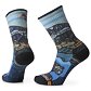 SMARTWOOL W HIKE LC ICY RANGE PRINT CREW Lady