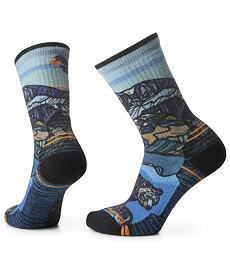 SMARTWOOL W HIKE LC ICY RANGE PRINT CREW Lady