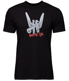 BLACK DIAMOND M BD ROCK ON SS TEE Man