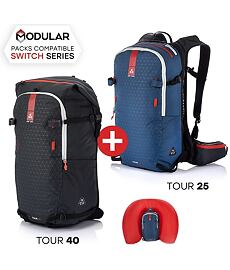 Batoh ARVA REACTOR SWITCH TOUR BUNDLE (25+40)
