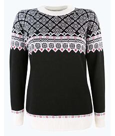 Sveter KAMA MERINO SVETR 5025 Lady, čierna
