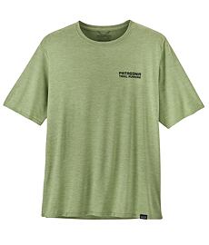 Tričko PATAGONIA CAP COOL DAILY GRAPHIC SHIRT-LANDS Man, troe trotter: salvia grn x-dye