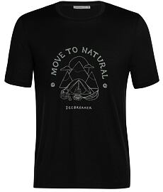 Tričko ICEBREAKER TECH LITE II SS TEE CANOPY CAMPER Man