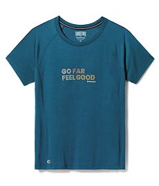 Tričko SMARTWOOL W ACTIVE UL GO FAR FEEL GOOD GR SS TEE Lady
