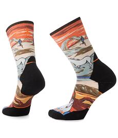 Ponožky SMARTWOOL ATHLETE ED RUN TRAIL MAGIC CREW PRINT Uni