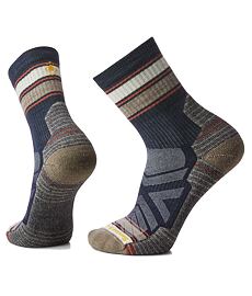Ponožky SMARTWOOL HIKE LIGHT CUSHION STRIPED MID CREW Uni