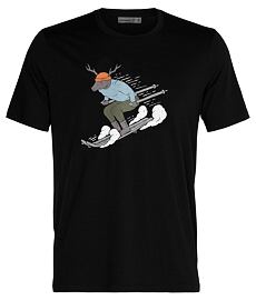 Tričko - krátky rukáv ICEBREAKER M TECH LITE II SS TEE SKI RIDER Man