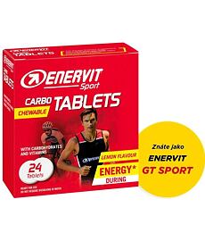 Výživa ENERVIT CARBO TABLETS 24 TABLET CITRON