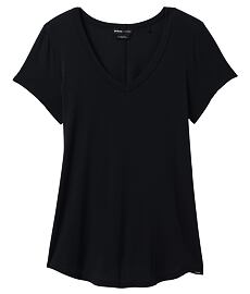 Tričko PRANA FOUNDATION 365 V-NECK TOP PLUS Lady