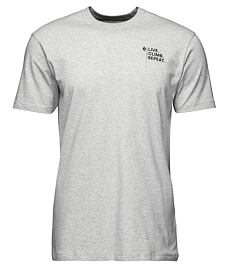 Tričko BLACK DIAMOND M SKI MOUNTAINEERING SS TEE Man, nikel heather