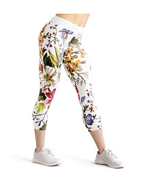 3/4 legíny UTOPY WEAR 3/4 legíny FLOWER WHITE Lady