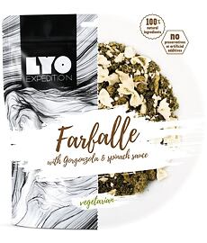Výživa LYO CESTOVINY S GORGONZOLOU A ŠPENÁTOM 500G