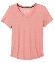 Tričko SMARTWOOL W MERINO SPORT 120 V-NECK SHORT SLEEVE Lady