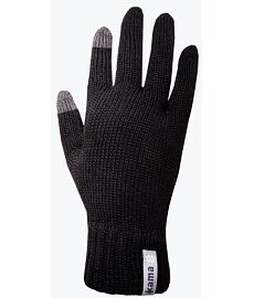 Rukavice KAMA PLETENÉ RUKAVICE R301 Uni, čierna