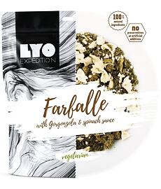 Výživa LYO CESTOVINY S GORGONZOLOU A ŠPENÁTOM 370G