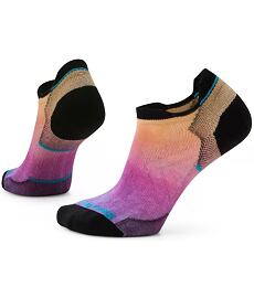 Ponožky SMARTWOOL RUN ZERO CUSHION OMBRE PRINT LOW ANKLE Lady