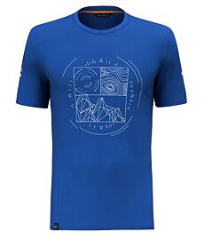 Tričko SALEWA X-ALPS M T-SHIRT Man, elektrický