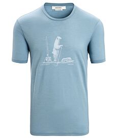 Tričko ICEBREAKER TECH LITE II SS TEE POLAR PADDLE Man
