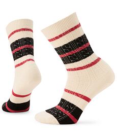 Ponožky SMARTWOOL W EVERYDAY STRIPED CABLE CREW - RECYCLED Lady