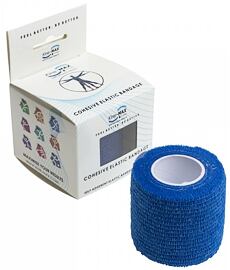 Páska tapovacia KINE-MAX COHESIVE ELASTIC BAND. 5CM X 4,5M MODRÁ