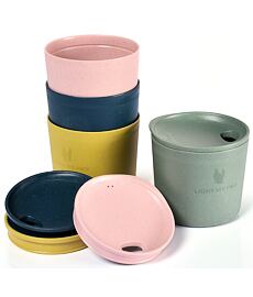 Set LIGHT MY FIRE MYCUP LID SHORT 4-PACK NATURE