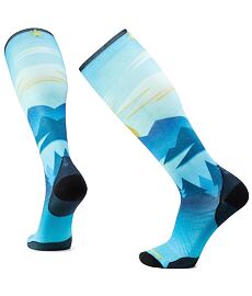 Ponožky SMARTWOOL SKI ZC CHASING MOUNTAINS PRINT OTC Uni