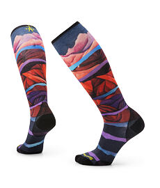 SMARTWOOL W SKI ZERO CUSHION PRINT OTC Lady