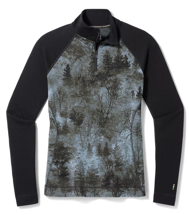 Spodná bielizeň SMARTWOOL W CLASSIC THERMAL MERINO BL 1/4 ZIP B Lady