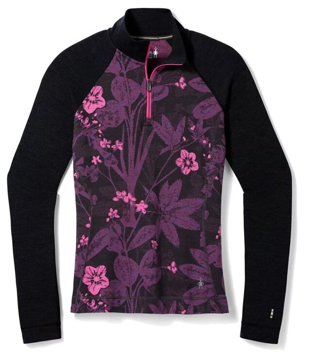 Spodná bielizeň SMARTWOOL W CLASSIC THERMAL MERINO BL 1/4 zip B Lady