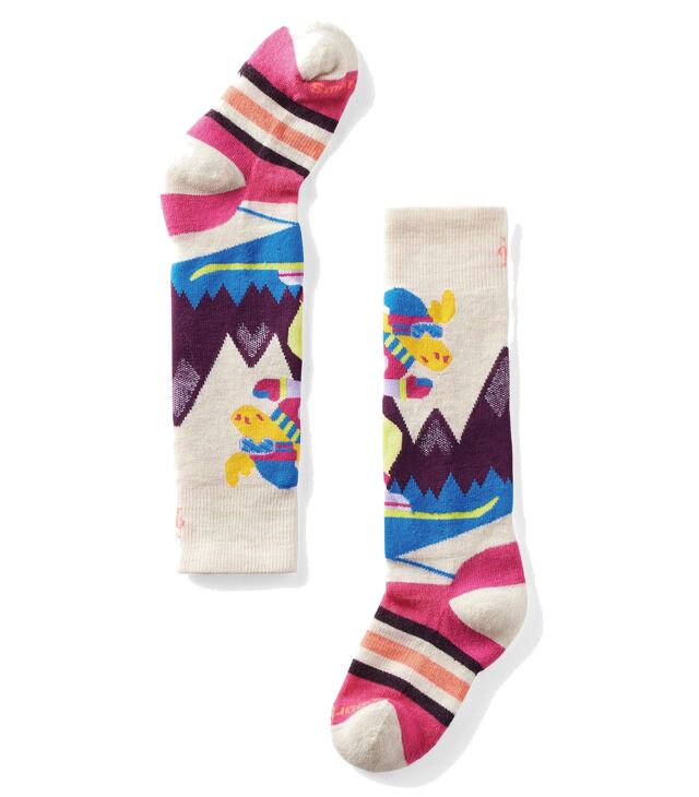 Ponožky SMARTWOOL K WINTERSPORT FC MOUNTAIN MOOSE PTRN OTC Kids
