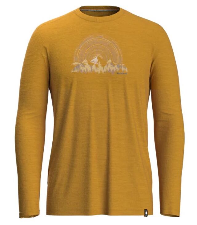 Tričko SMARTWOOL NEVER SUMMER MOUNTAINS GRAPHIC LS TEE SF Man