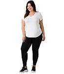 Tričko PRANA FOUNDATION 365 V-NECK TOP PLUS Lady