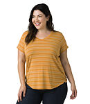 Tričko PRANA FOUNDATION 365 V-NECK TOP PLUS Lady