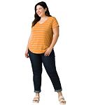 Tričko PRANA FOUNDATION 365 V-NECK TOP PLUS Lady