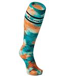 SMARTWOOL W SKI FULL CUSHION TIE DYE PRINT OTC Lady